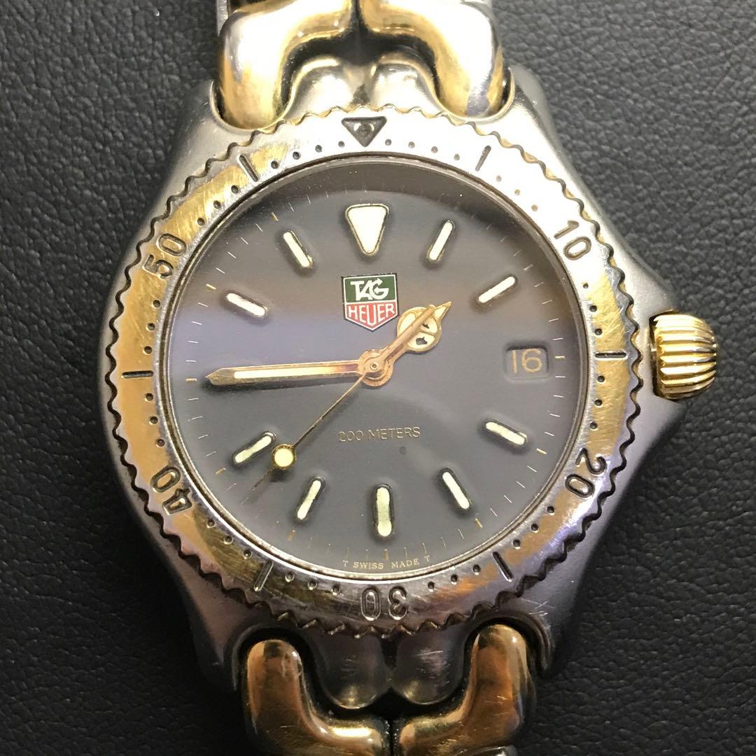 【箱付き希少品】TAG Heuer 腕時計 グレー文字盤 クォーツ スイス製