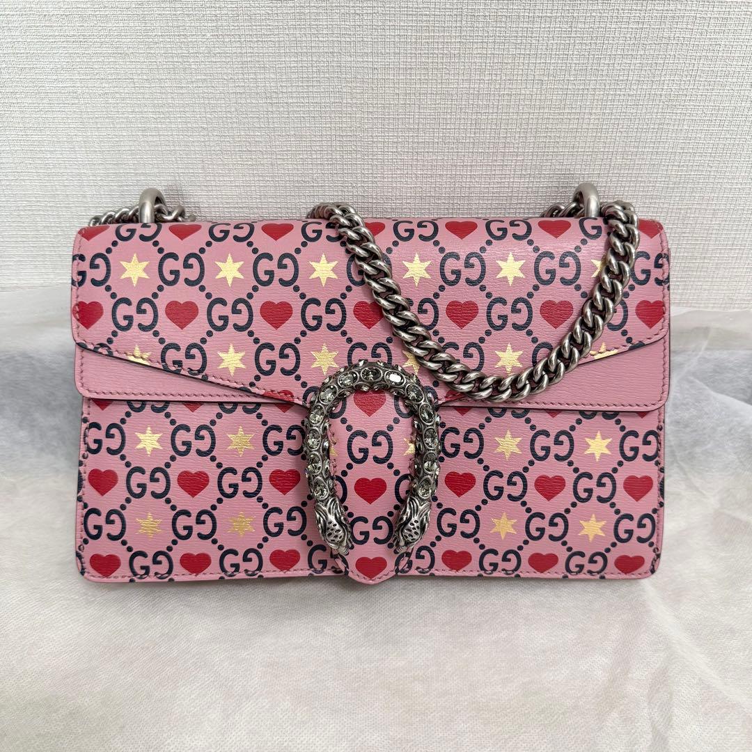 GUCCI グッチ ディオニュソス ショルダーバッグ　バレンタイン　限定 ラージ