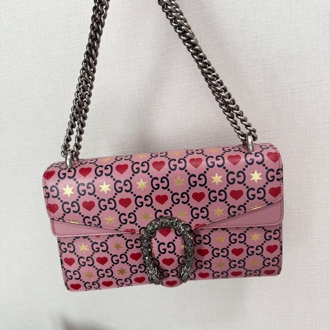 GUCCI グッチ ディオニュソス ショルダーバッグ　バレンタイン　限定 ラージ