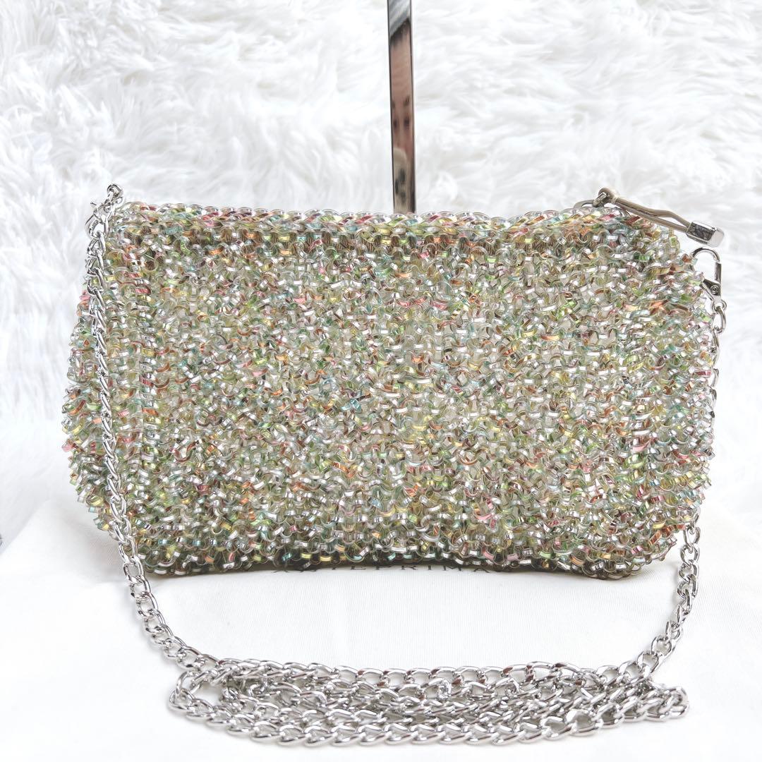 アンテプリマ ショルダーバッグ クラッチバッグ チェーン 2WAY マルチカラー