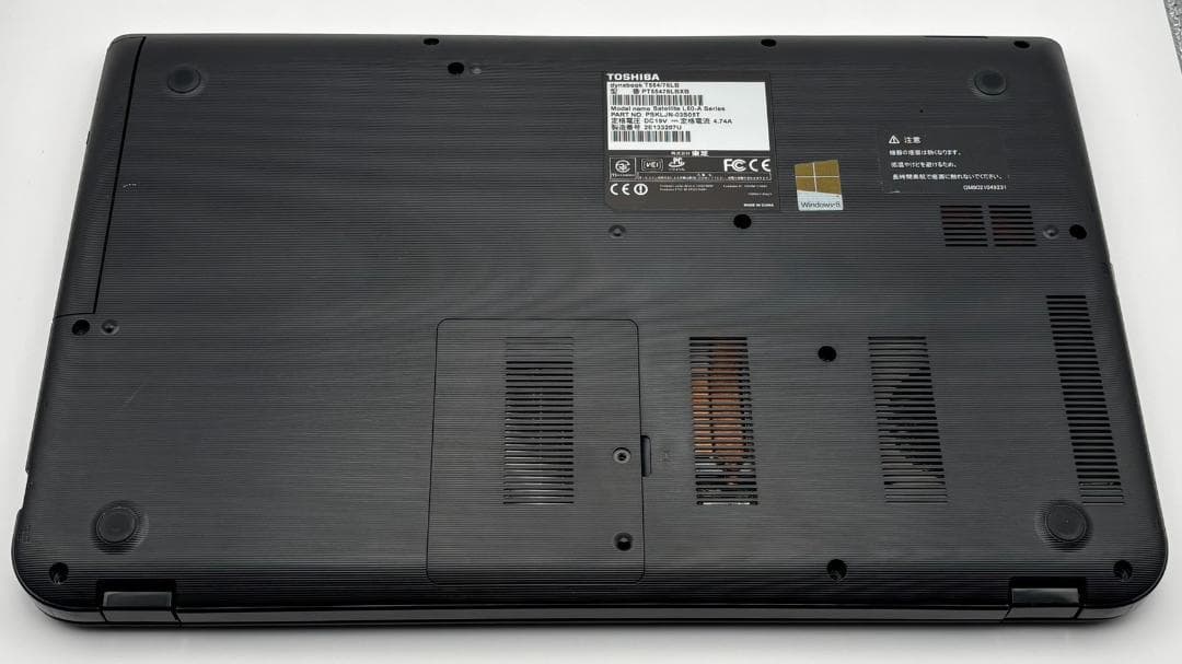 【東芝】T554 高性能i7 新品SSD256GB 8GB 黒ノートPC