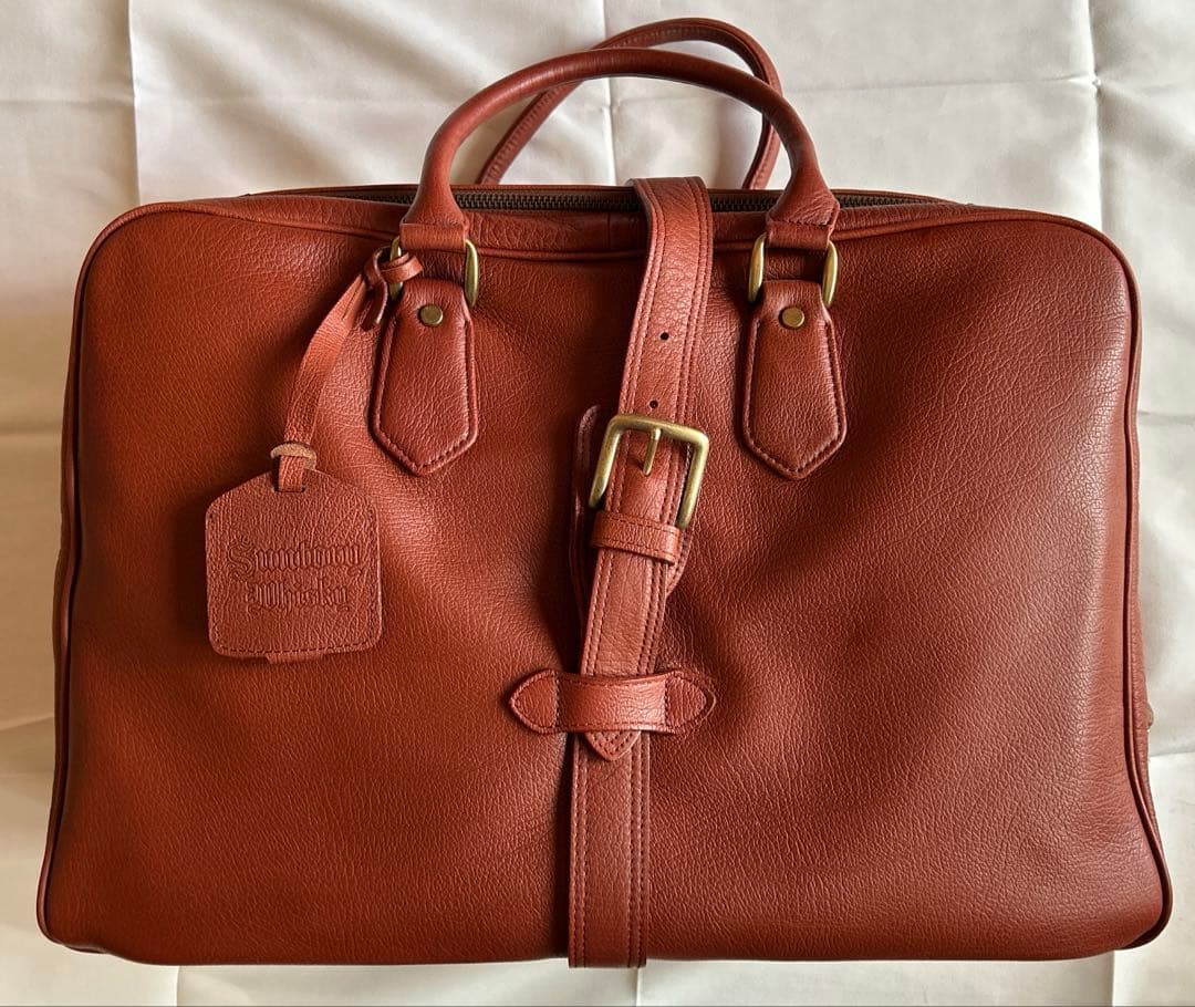 サントリー角瓶オリジナル吉田カバン 「ココロカバン」牛革ボストンバッグ