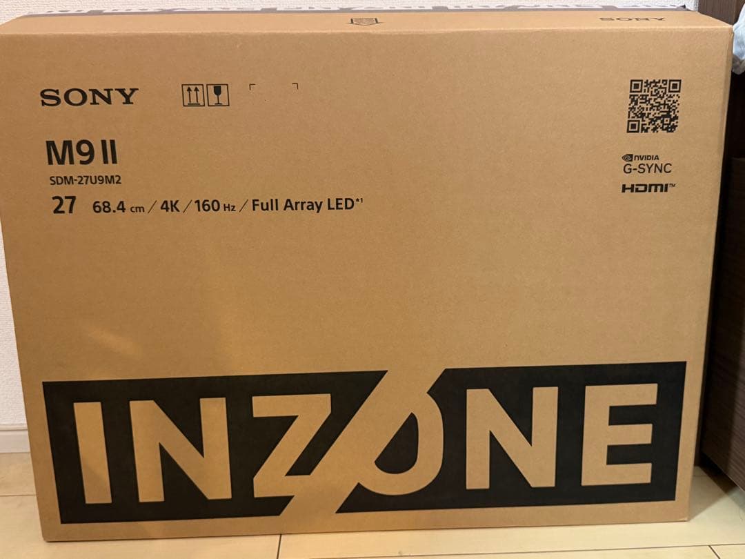 SONY INZONE M9 II 27インチ 4K モニター