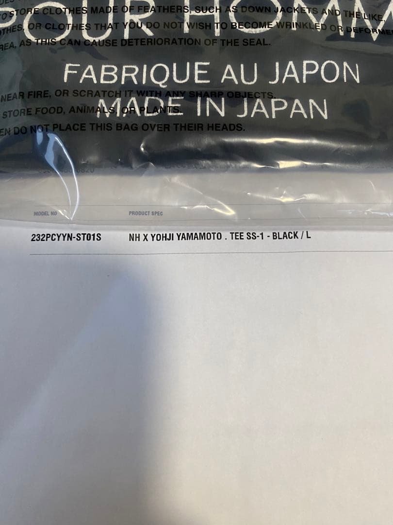 232PCYYN-ST01S NH X YOHJI YAMAMOTO T Ｌ