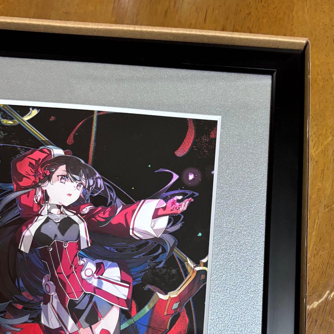 結城友奈は勇者である 郡千景 くじ引き堂 複製サイン入りキャラファイングラフ