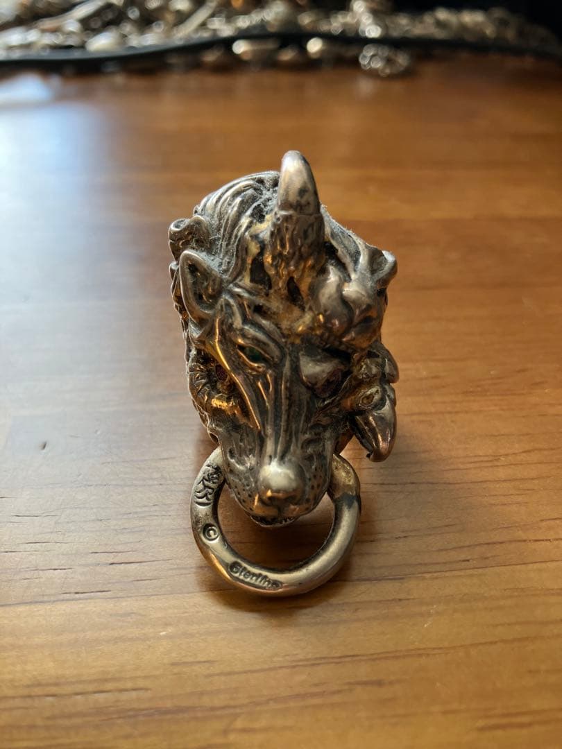 ビルウォールレザー カスタム MAIKI リング 唯一無二 13号