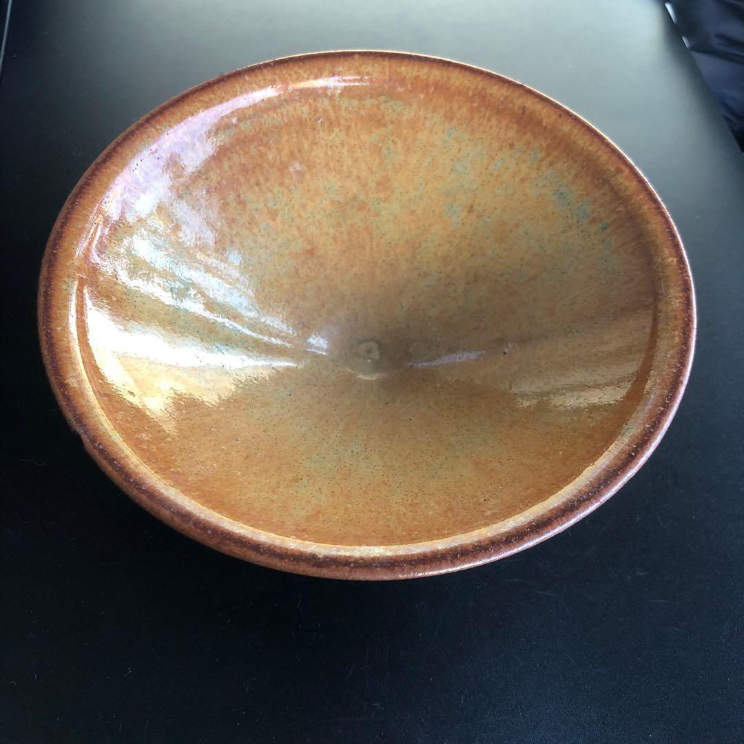 美しい古美術◼️蔵から美しい飴茶色の雰囲気のある抹茶茶碗が出て来ました。茶道具