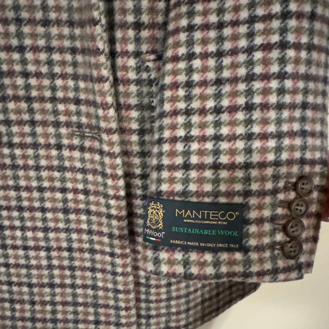 ジャケット・アウター Ameri VINTAGE CHECK ECO WOOL BIG JACKET