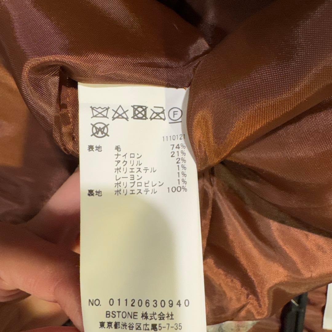 ジャケット・アウター Ameri VINTAGE CHECK ECO WOOL BIG JACKET