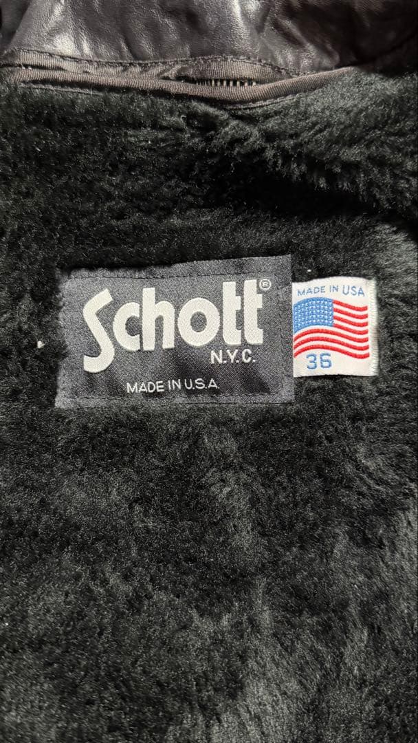 美品Schott シングルライダース141 サイズ36