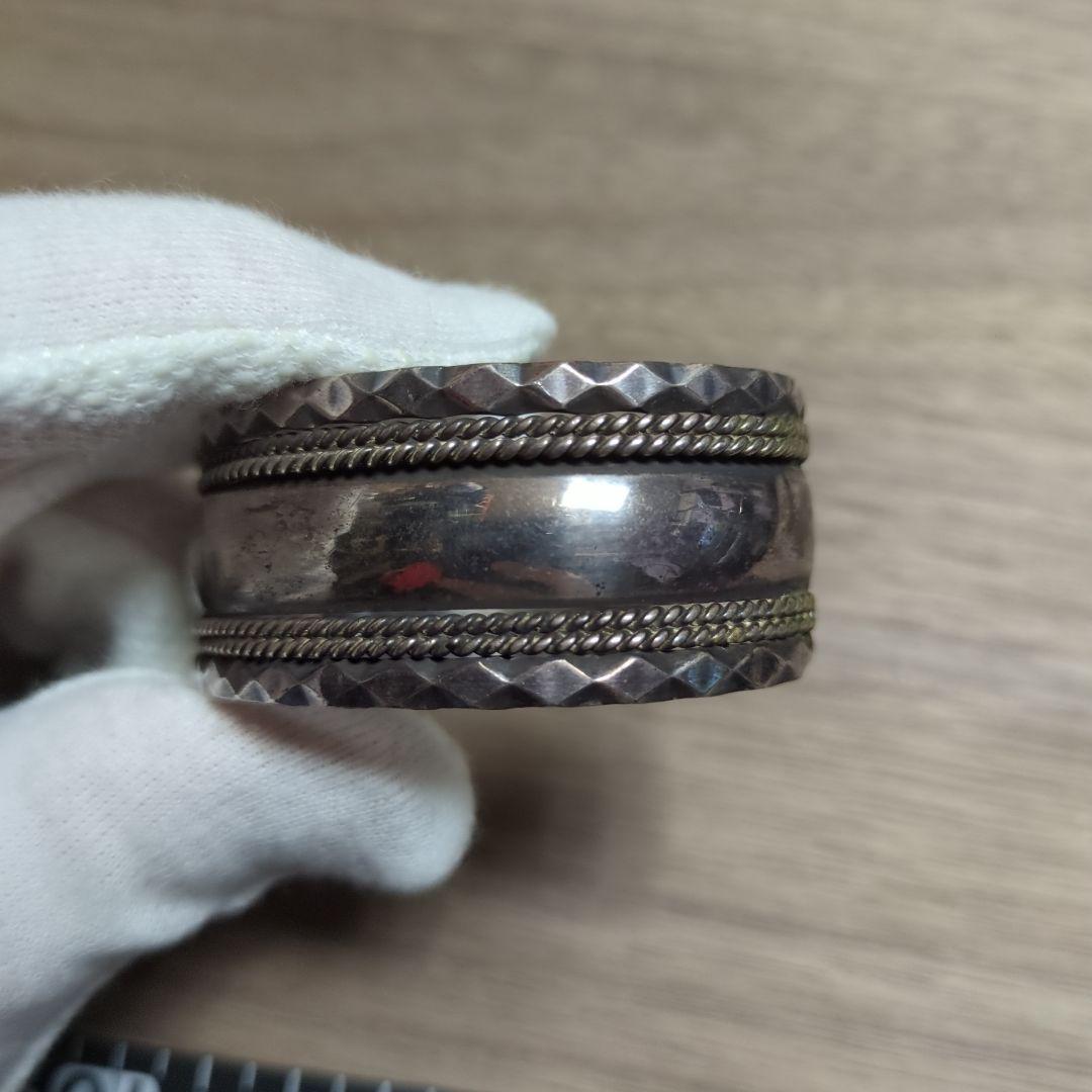 希少 TAHE バングル インディアンジュエリー 約34g