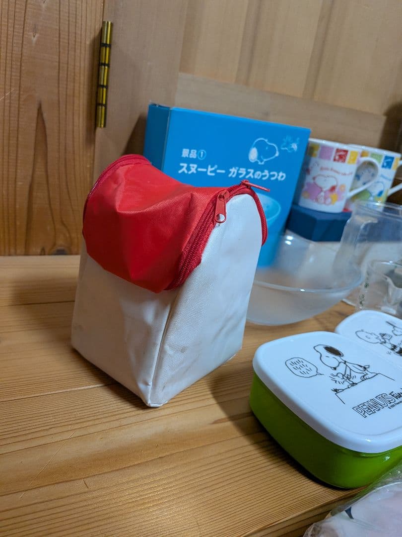 新品　スヌーピー　SNOOPY　皿　コップ　グラス　カバー　セット