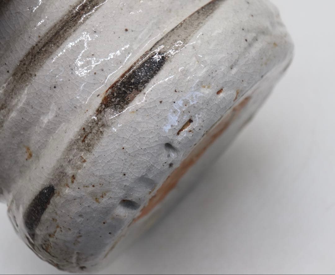 志野口付水指　在銘　木箱入　茶道具　送料込み250429