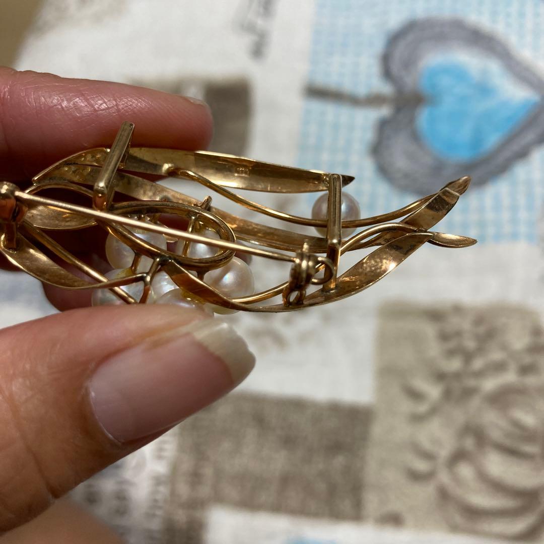 ブロチ　K14 ゴールド12.56 grams