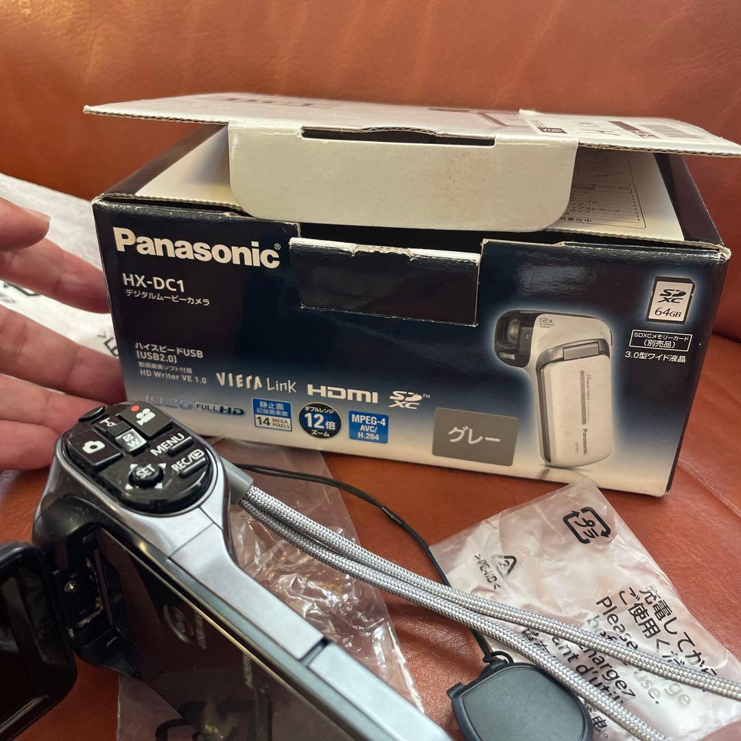 【美品】Panasonic HX-DC1 グレー　ビデオカメラ