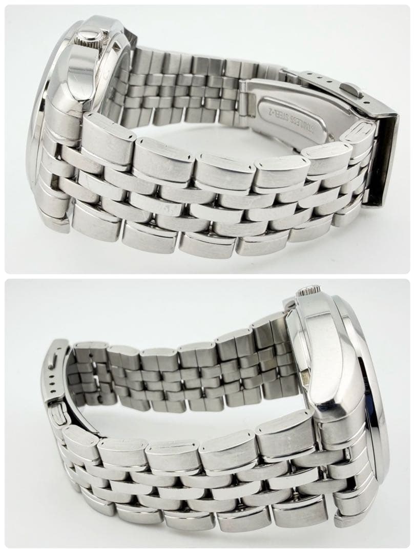 状態良好品 セイコー5 7S26-01V0 ブラック メンズ 自動巻き腕時計