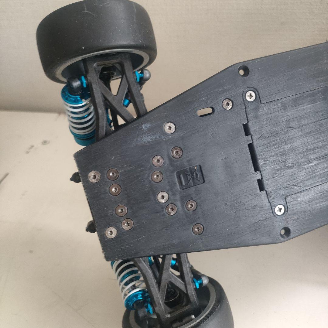 タミヤTA06シャーシ、オプション装備、日産GTRボディ付き