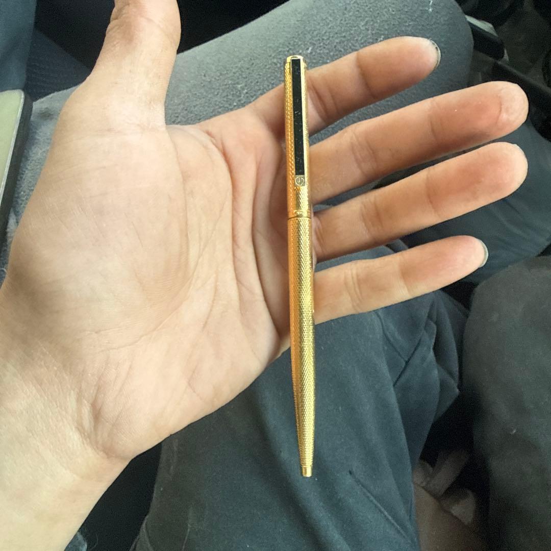 ゴールド ボールペン 本体 テクスチャー付き