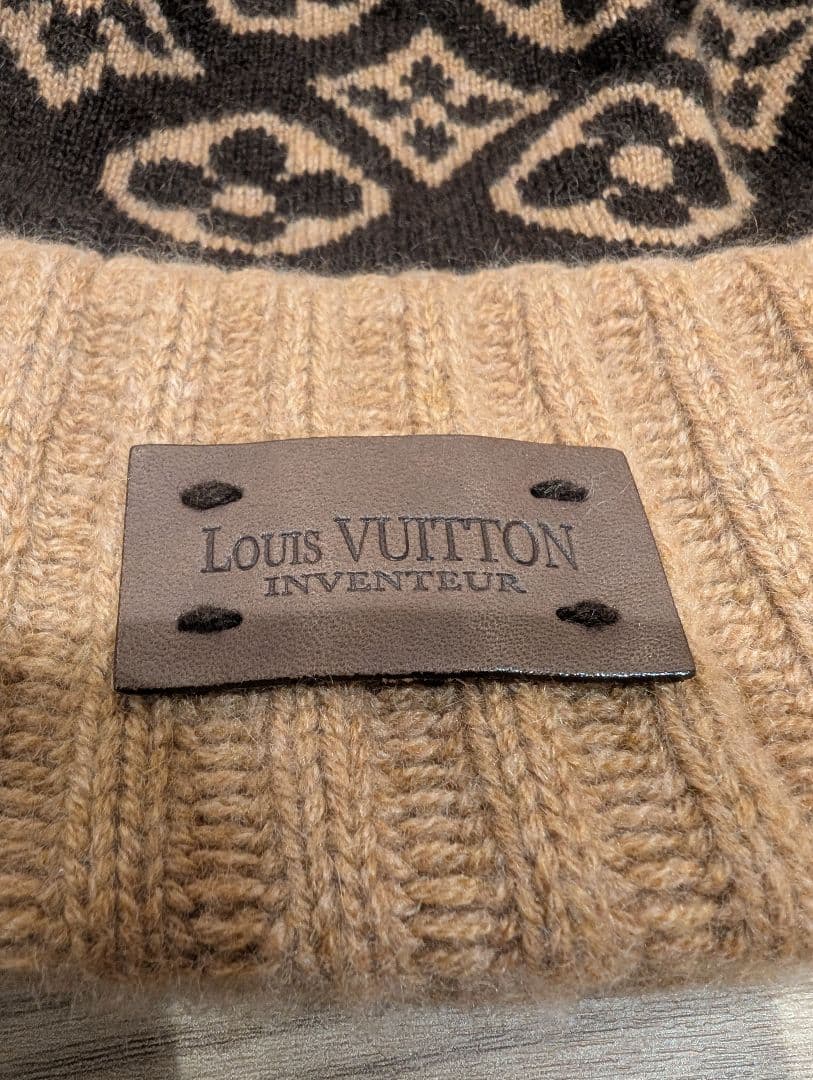 Louis Vuitton ニット帽　ボネスキー　カシミア100%
