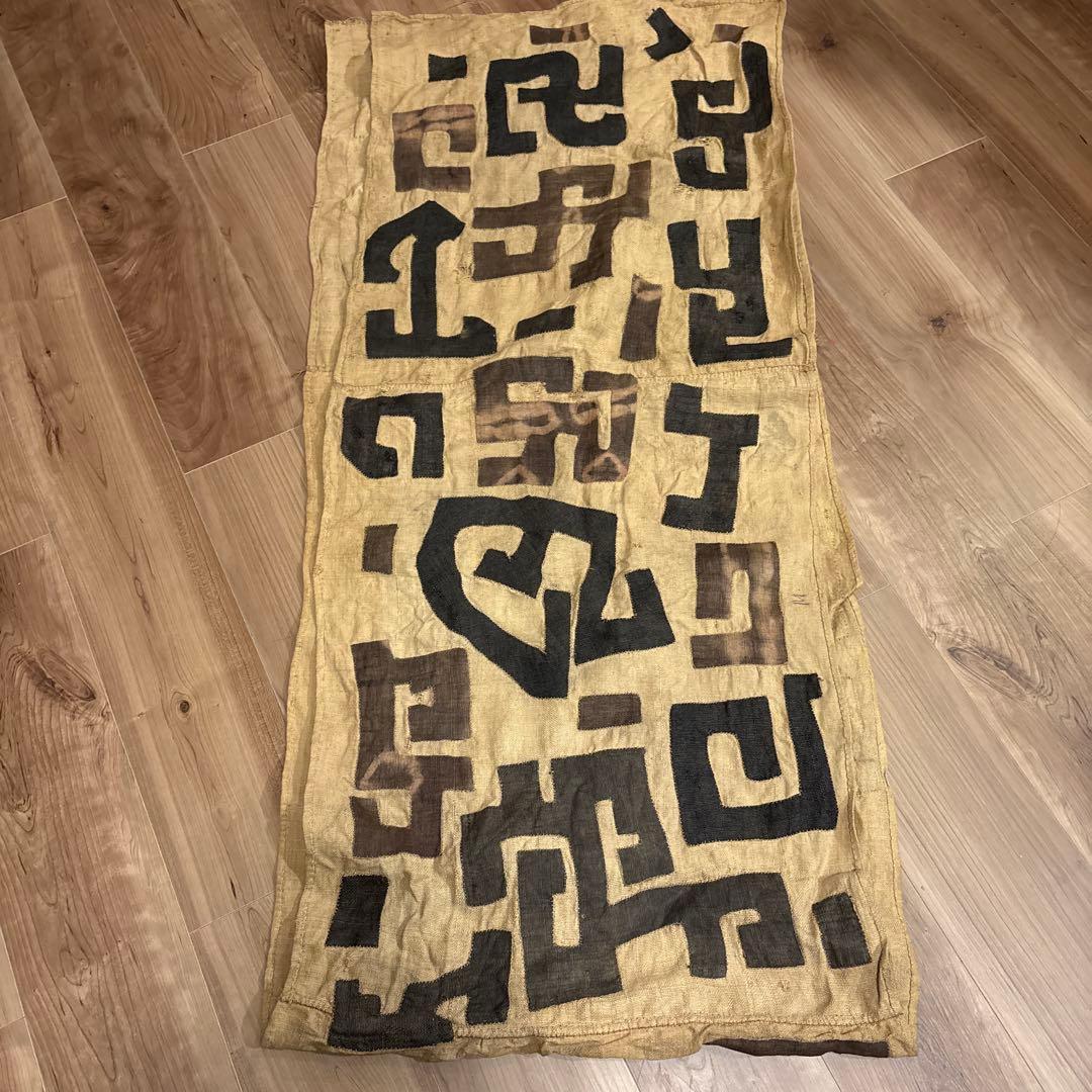 アフリカ幾何学模様のパッチワーク布