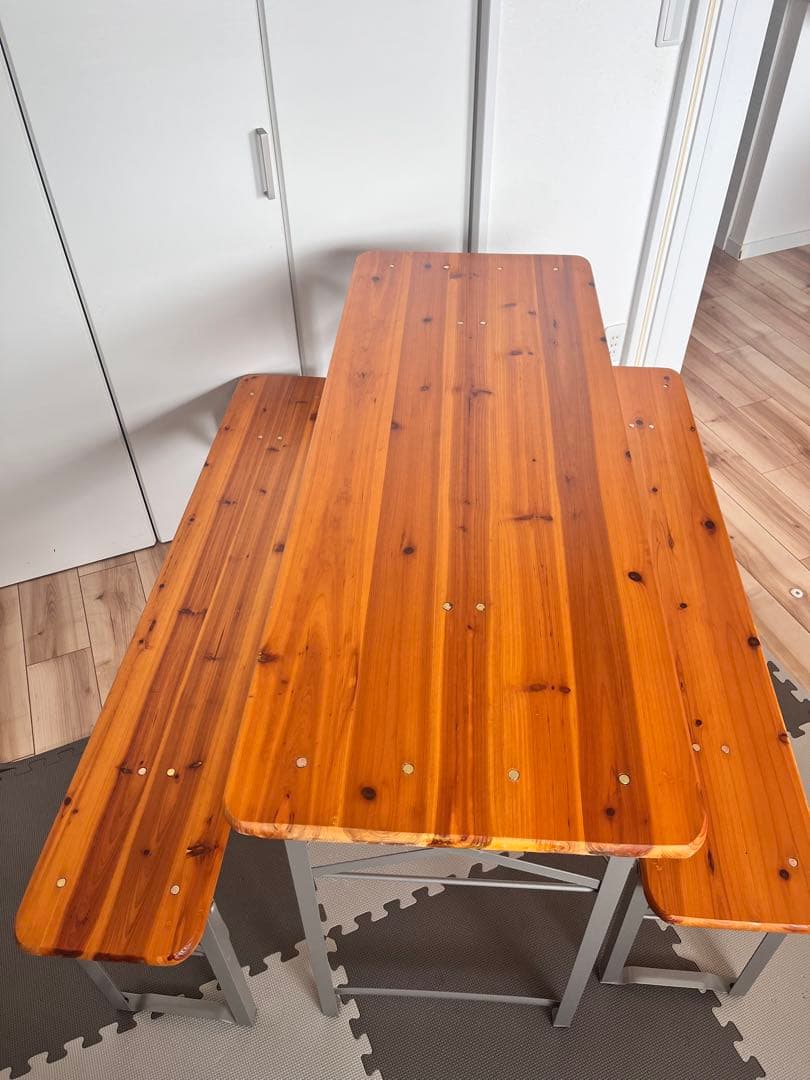 【ダルトン】　ベンチ×2　テーブル　130サイズ　3点セット