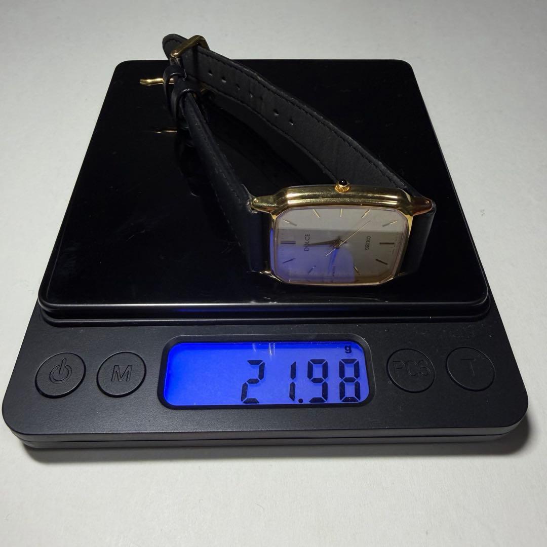 稼働★SEIKO★セイコー DOLCE 8N41-5160 ドルチェ ゴールド黒