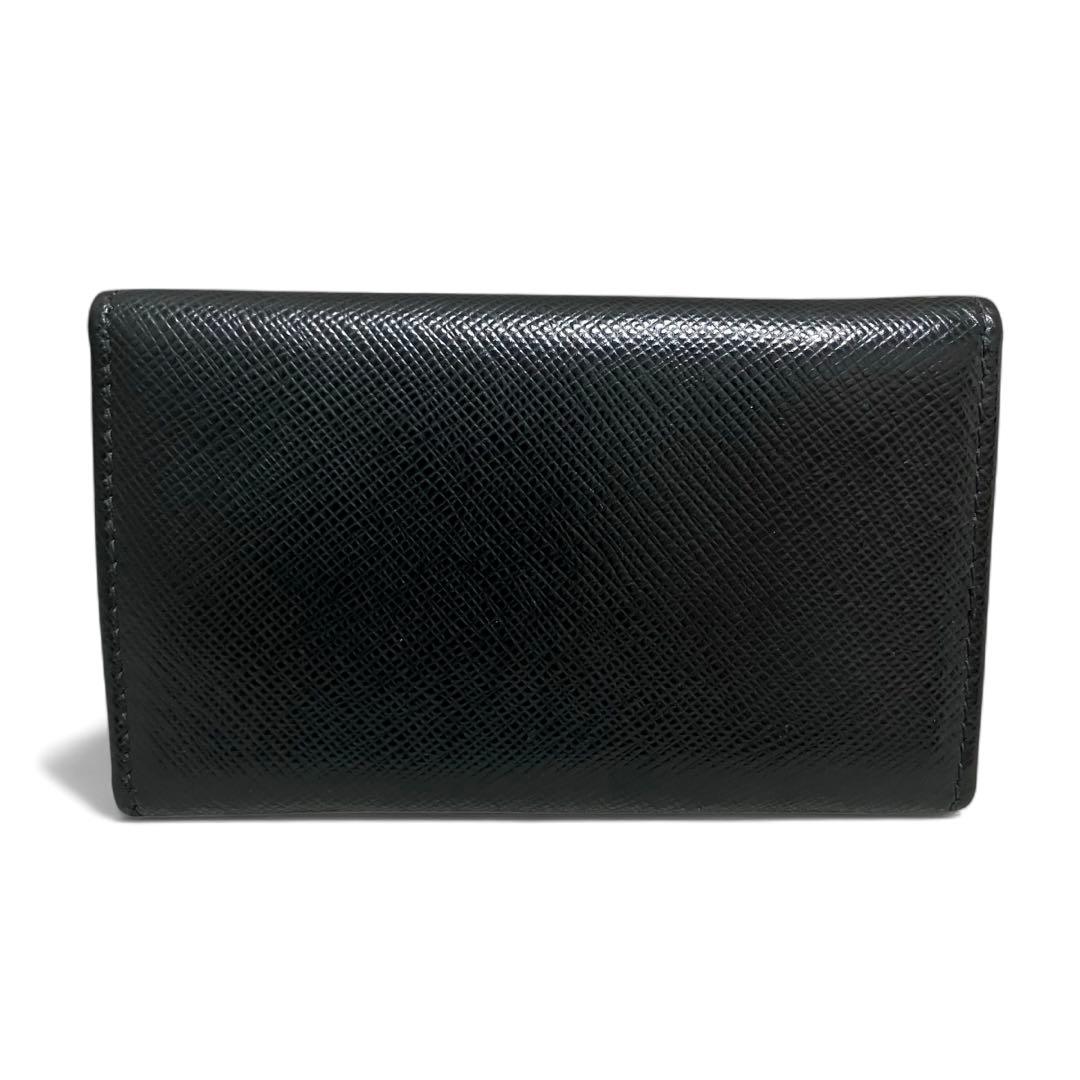 syunki 様PRADA プラダ サフィアーノレザー 6連キーケース ブラック