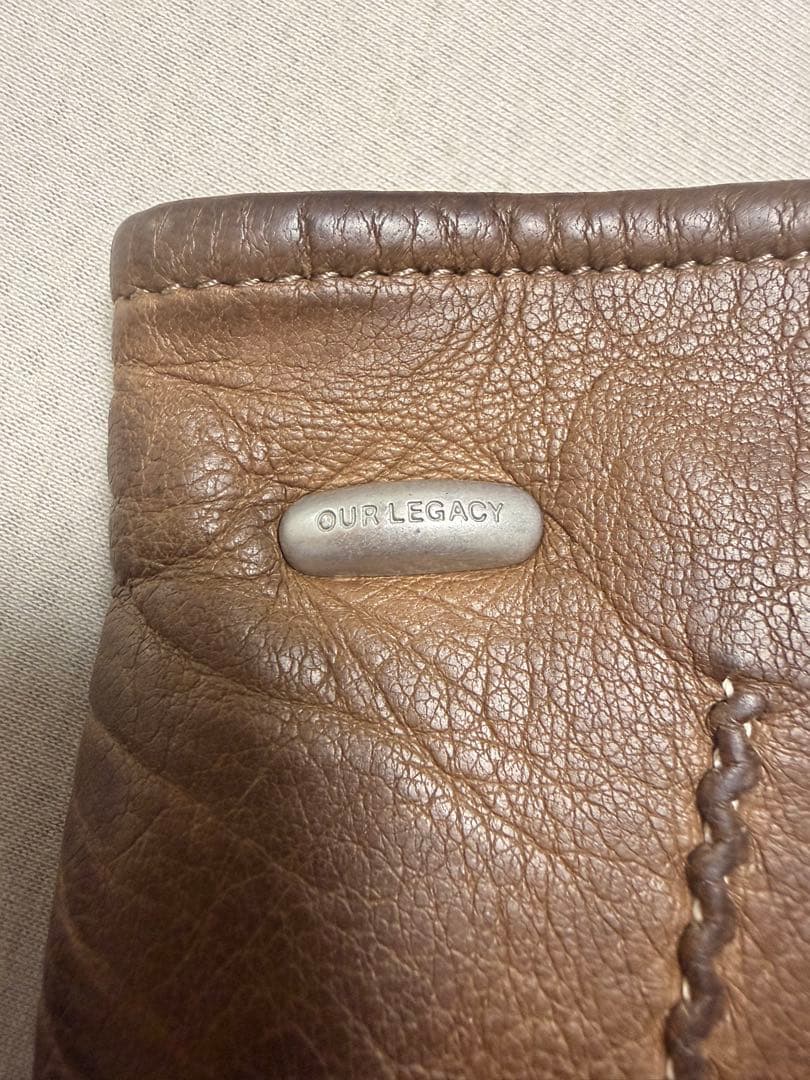 OUR LEGACY 24AW HIS GLOVES レザー　BROWNサイズM