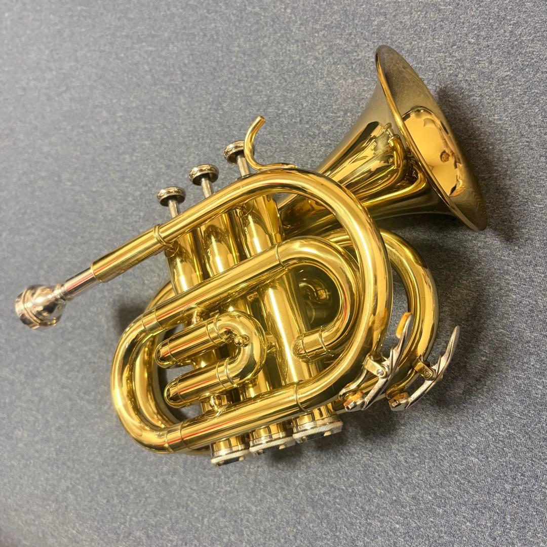 J. Michael ポケット トランペット 本体 ケース付き