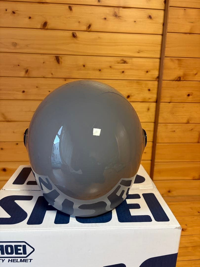 グラムスター　SHOEI フルフェイスヘルメット グレー ブルーミラーシールド
