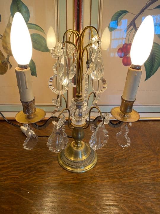 イギリス　アンティーク　テーブルシャンデリア