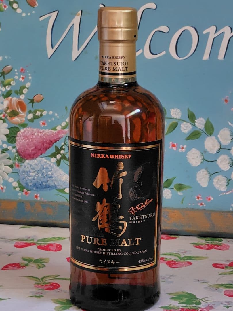 竹鶴　旧ラベル　ピュアモルト　ウイスキー　700ml　終売品　箱無し