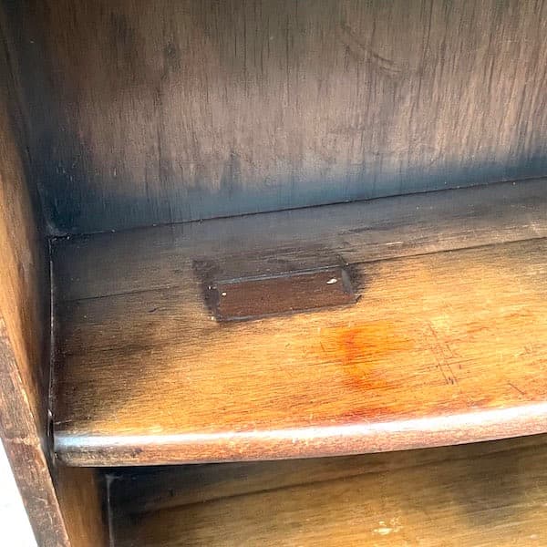 アンティーク　ロケット型オープンラック　アーチ状ブックシェルフ