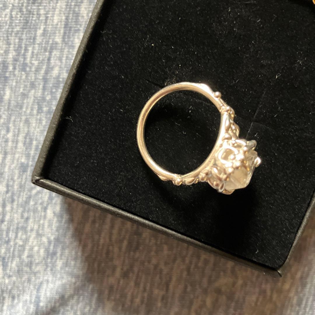 フローライトインクォーツ シルバーリング