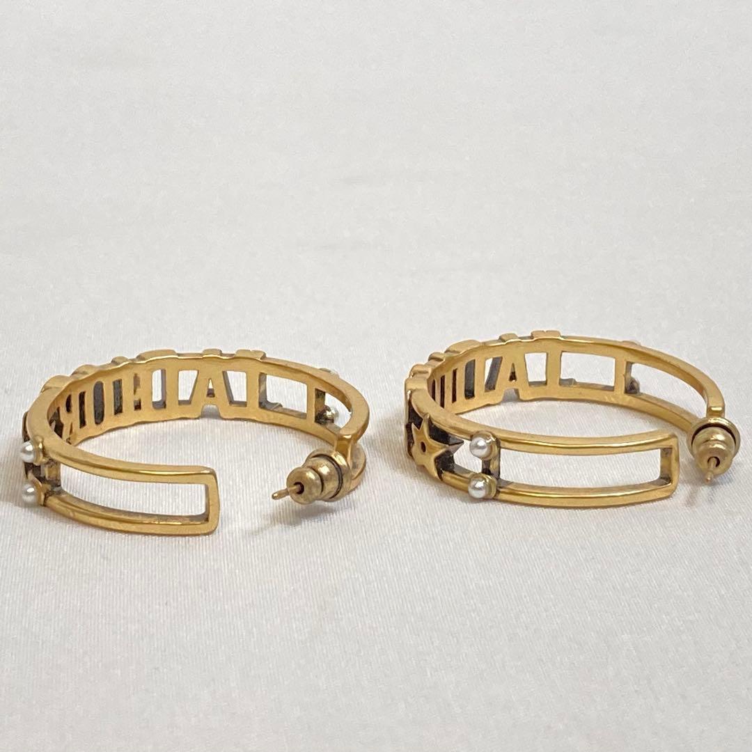 【美品】J'DORE ジャドール ピアス　ゴールド パールつき　Dior