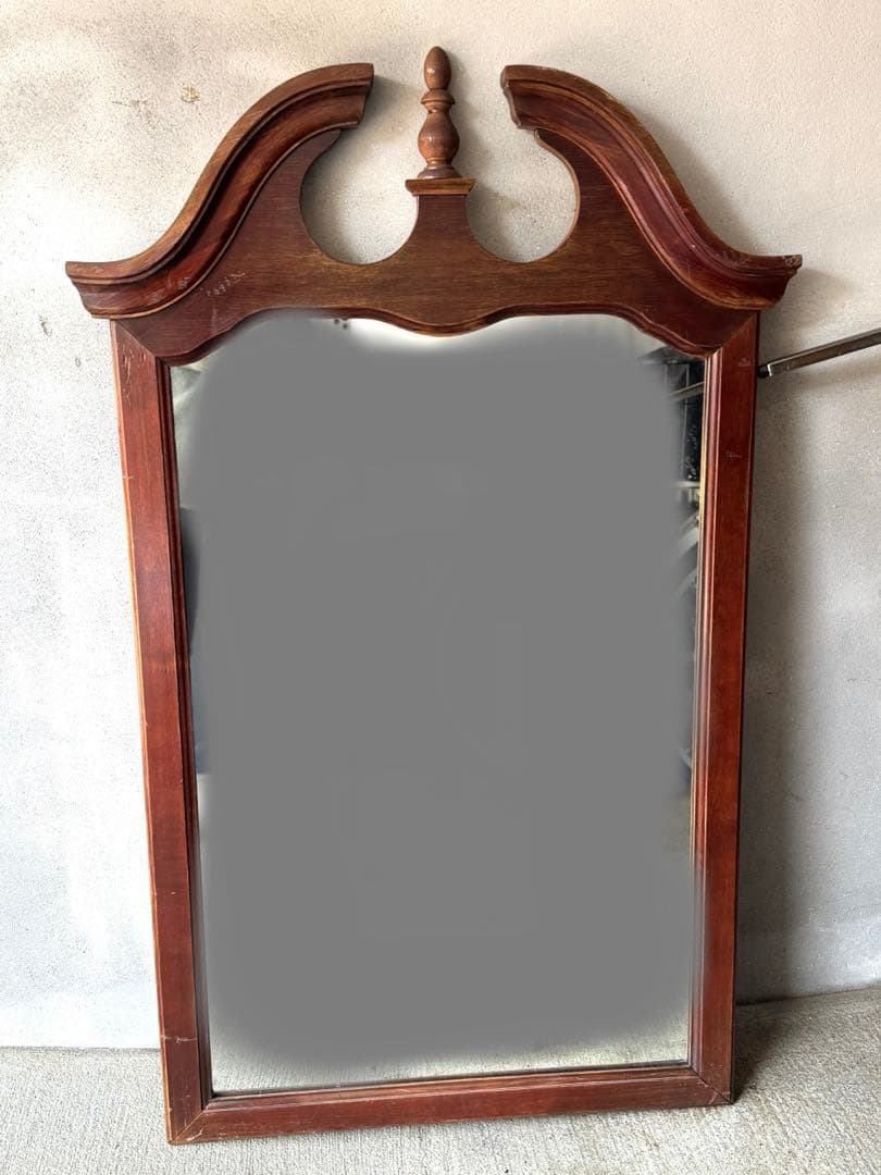 ヴィンテージ　ミラー　米軍基地　アンティーク　姿見　鏡