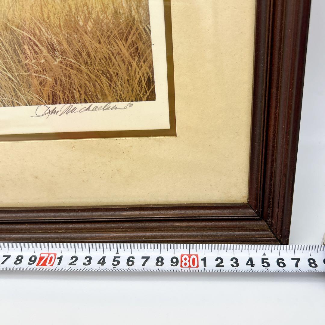 ケン・マイケルセン　オータム・ウィングス サイン入り　プリント　約70 x 50