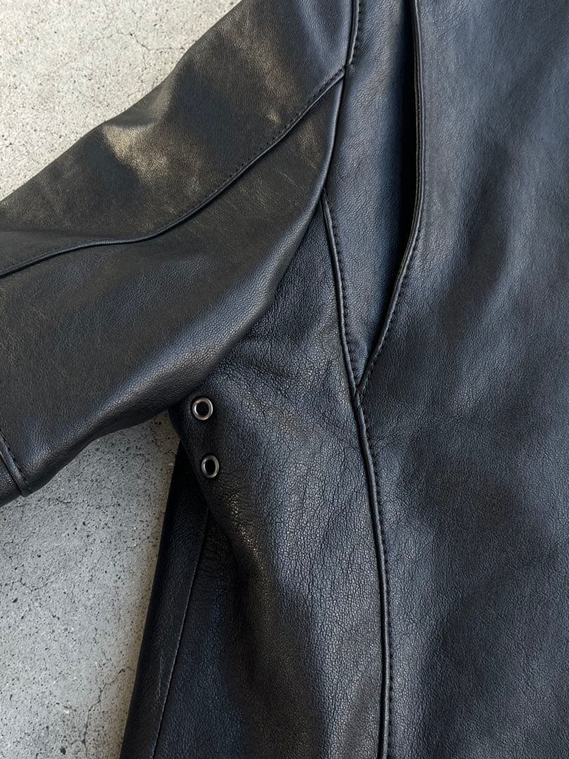 ジャケット・アウター COACH lether lamb jacket archive