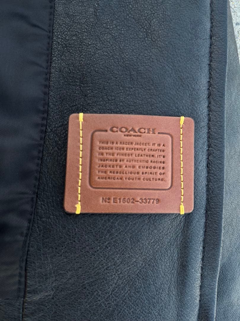 ジャケット・アウター COACH lether lamb jacket archive