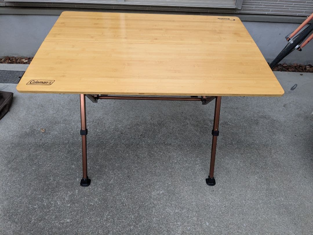 コールマン　コンフォートマスター　バンブーラウンジテーブル/100
