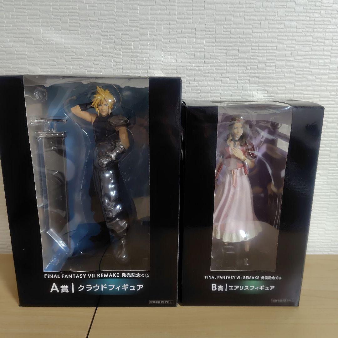 ファイナルファンタジー VII REMAKE クラウドフィギュア A賞　B賞