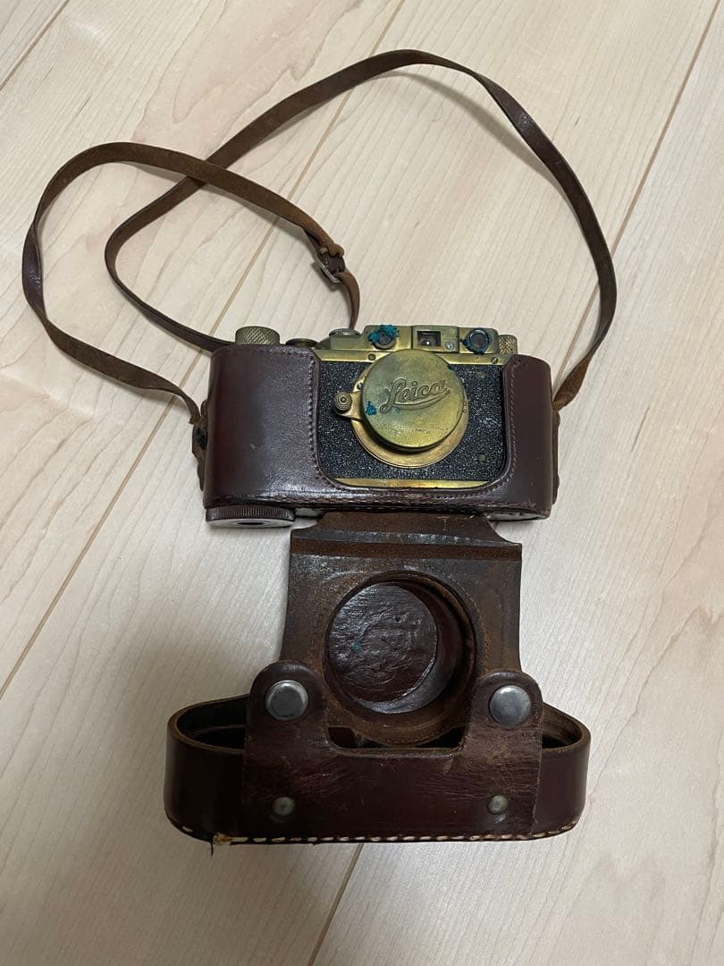 じ*た様 コピーライカ 真鍮 ロシア製？ + Elmar 50mm/F3.5 レ