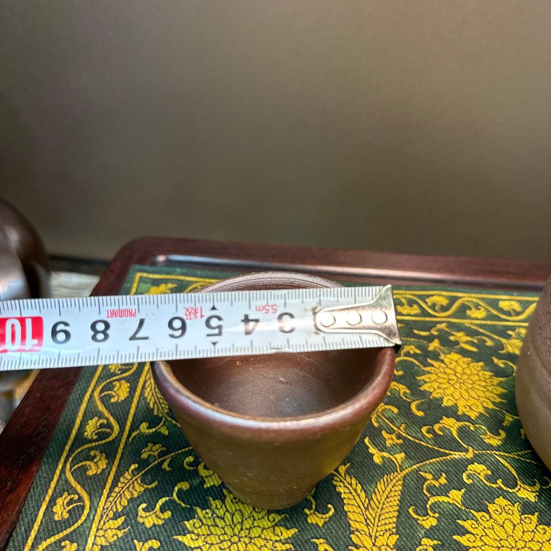 備前焼，人間国宝，藤原雄？，酒器セート