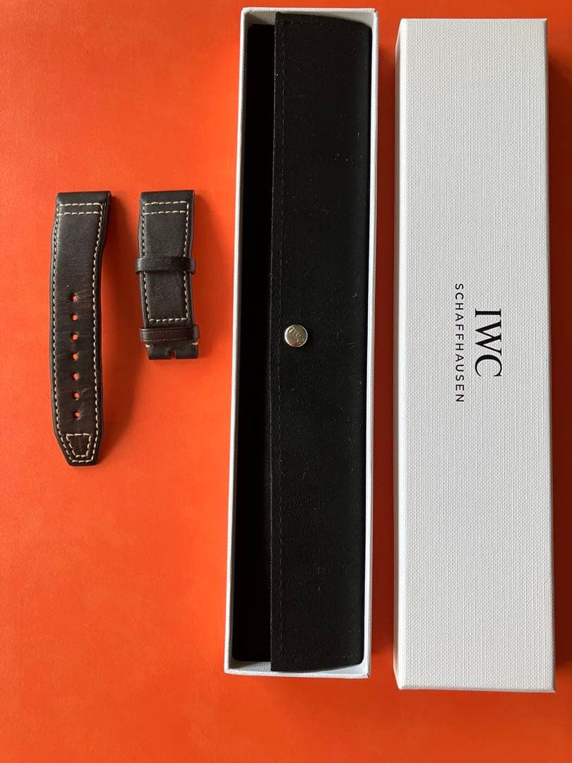 IWC EasX-CHANGE 純正ストラップ ブラウンレザー XS