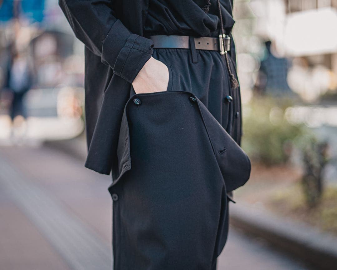 目玉カバーサルエルパンツ　ヨウジヤマモトプールオム