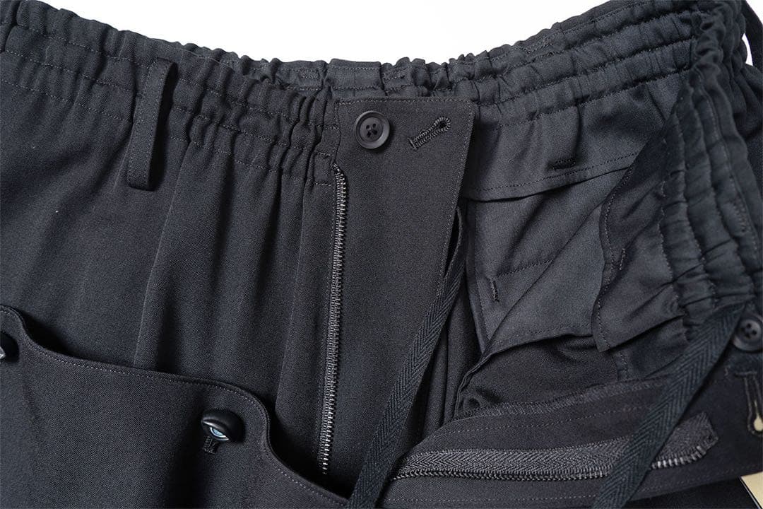 目玉カバーサルエルパンツ　ヨウジヤマモトプールオム