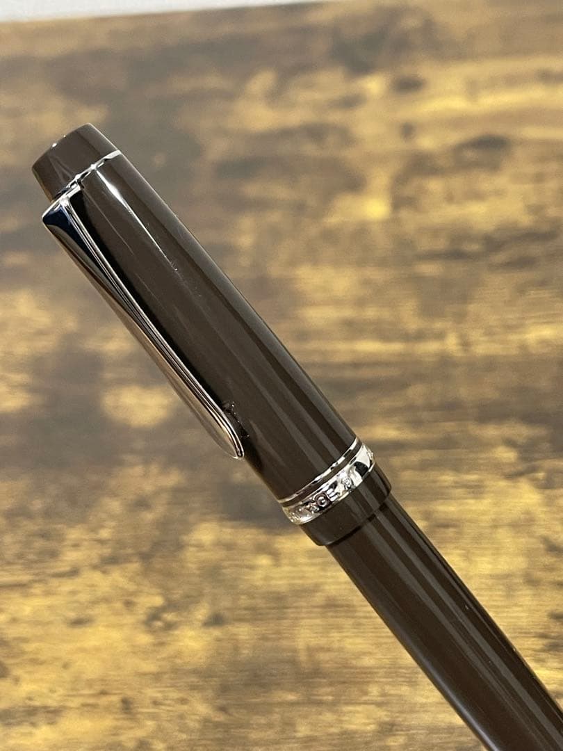 試筆のみ　山栗　カスタム　ヘリテイジ 91 字幅F 万年筆　パイロット