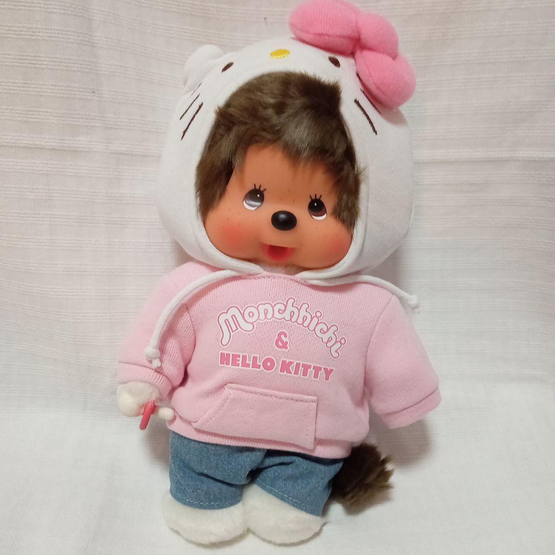 モンチッチ✕ハローキティちょっと大きめМサイズぬいぐるみ