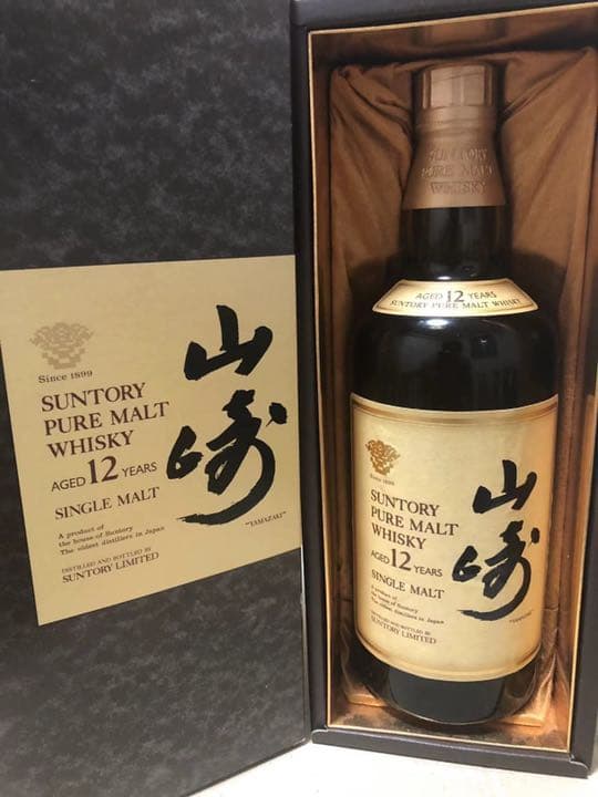 山崎12年　ピュアモルト　旧ラベル
