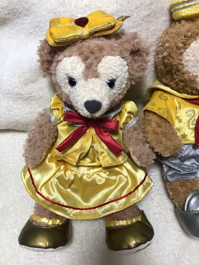 ディズニーリゾート30周年のダッフィー&シェリーメイ（ぬいぐるみS用）のキラキラ